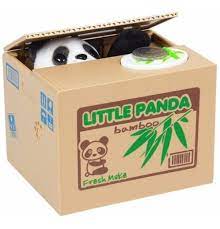 Alcancia Panda ahorra monedas